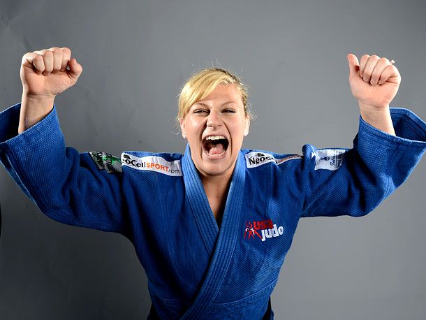 Judo, Women's Half Heavyweight (78kg/172 lbs) She started judo when she was six, because her mother wanted her to learn self-defense and self-respect. Ten years