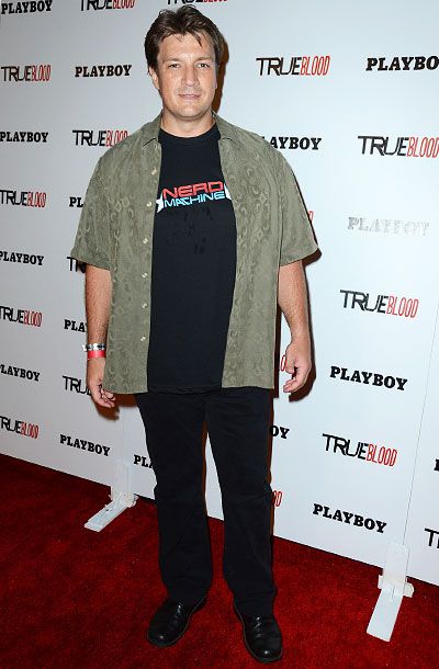 Nathan Fillion at the Playboy and True Blood 2012 event in San Diego