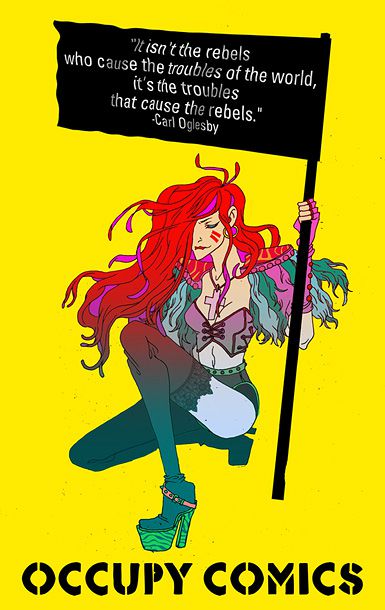 Occupy Comics: Activism, Kickstarter, and Comics (8-9 p.m.) Who says the counterculture soul of Comic-Con is dead? (Everyone? Oh. Never mind.) From the program: ?Get