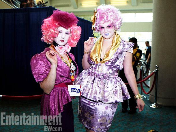 A double dose of Effie Trinket from The Hunger Games