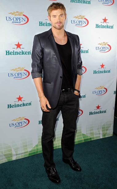 Kellan Lutz at the Heineken 2012 US Open player party in New York City