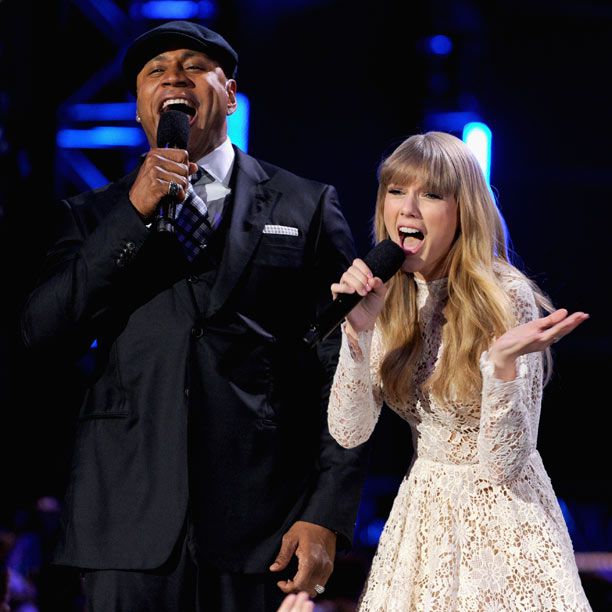 Dec. 6: LL Cool J and Taylor Swift host Grammy Nominations Concert in Nashville (photo taken Dec. 5)