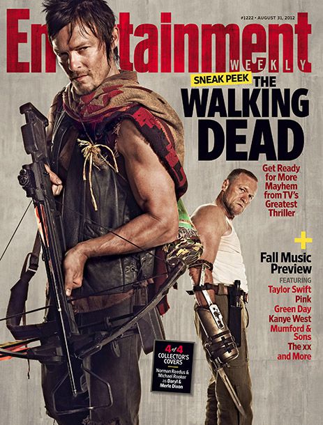 Norman Reedus and Michael Rooker, EW Walking Dead Collector's Cover No. 4