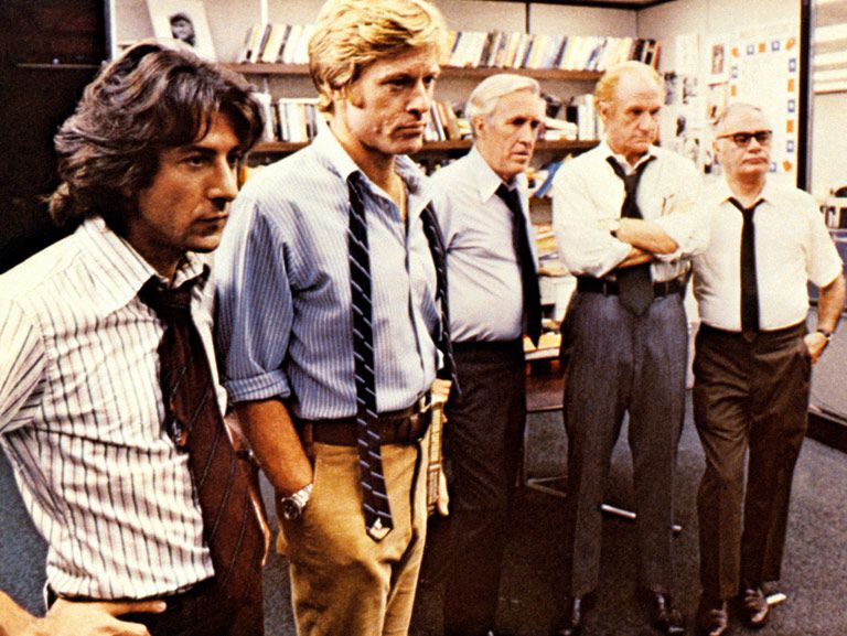 The quintessential newspaper film, this dramatization of how Washington Post reporters Bob Woodward and Carl Bernstein uncovered the Watergate scandal is a true-life testament to