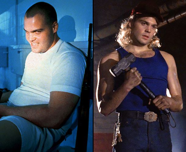 Vincent D'Onofrio | Gained weight for: Full Metal Jacket Lost weight for: Adventures in Babysitting D'Onofrio's no small fry to begin with, but his 70-pound uptick to play