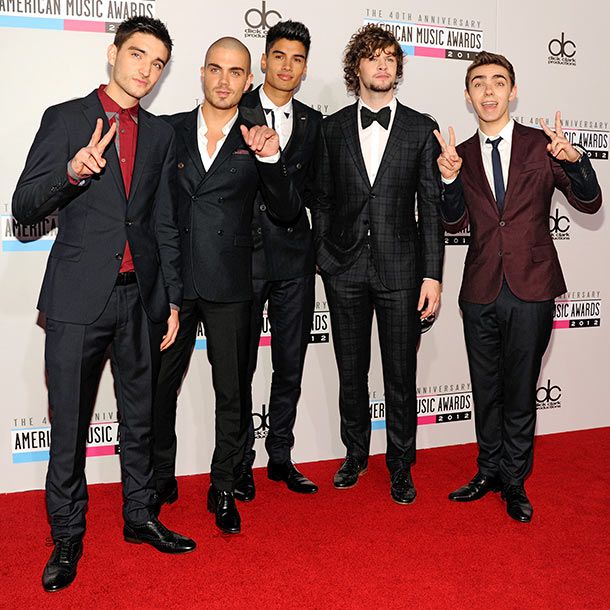 The Wanted's Tom Parker, Max George, Siva Kaneswaran, Jay McGuiness, and Nathan Sykes
