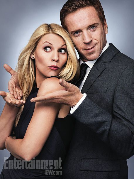 Homeland's Claire Danes and Damian Lewis