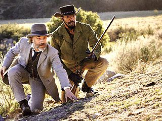 GONE GONZO Christopher Waltz and Jamie Foxx star in Quentin Tarantino's latest violent historical drama