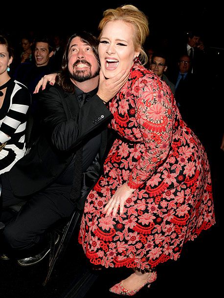 Dave Grohl and Adele
