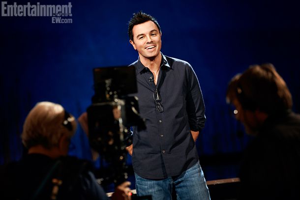 Seth MacFarlane rehearsal at the Dolby Theater