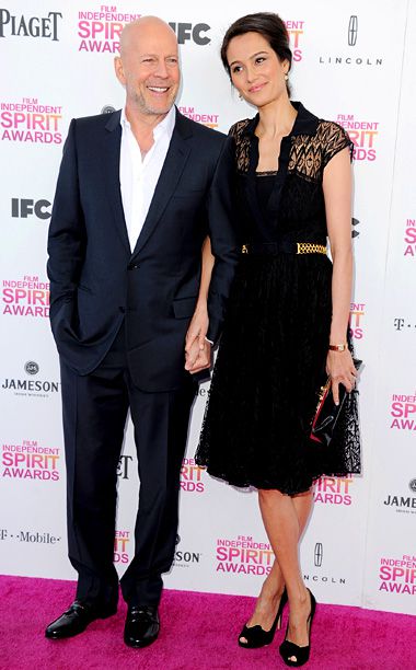 Bruce Willis and Emma Hemming