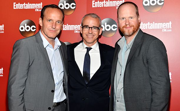 Clark Gregg, EW Managing Editor Jess Cagle, and Joss Whedon