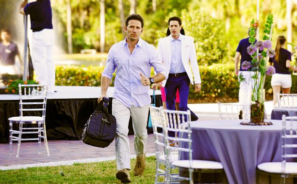 ROYAL PAINS Dr. Hank Lawson (Mark Feuerstein) and Evan Lawson (Paulo Costanzo)