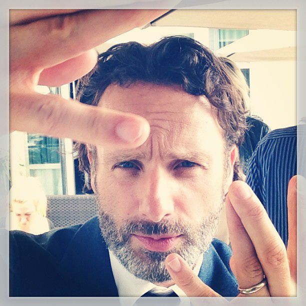 San Diego Comic-Con 2013, The Walking Dead | @andrewlincoln is ready for his close up #ewcomiccon #sdcc #thewalkingdead