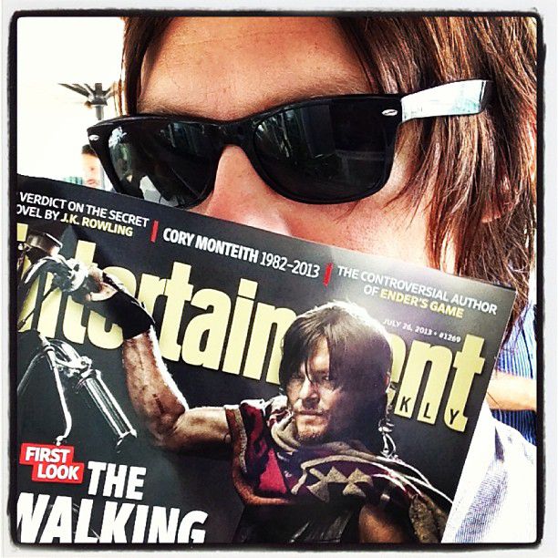 San Diego Comic-Con 2013, The Walking Dead | The #TheWalkingDead star on our cover just stopped by #ewcomiccon #sdcc
