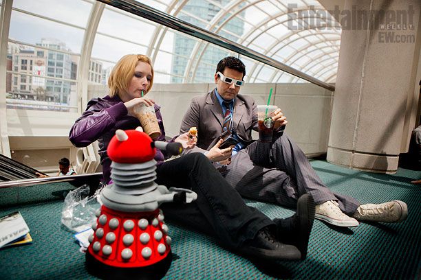 San Diego Comic-Con 2013 | Rose Tyler and Doctor Who have lunch.