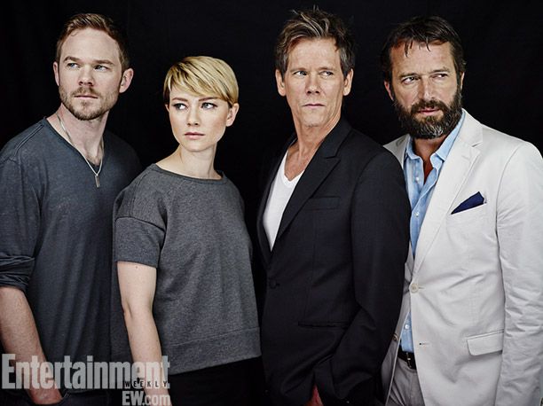 Shawn Ashmore, Valorie Curry, Kevin Bacon, James Purefoy, The Following