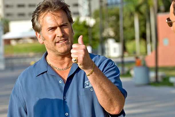 Burn Notice, Bruce Campbell | Best One-Liner: ''How long's this gonna take? I got a half a bottle of tequila waiting for me back at the hotel. [ Gets funny