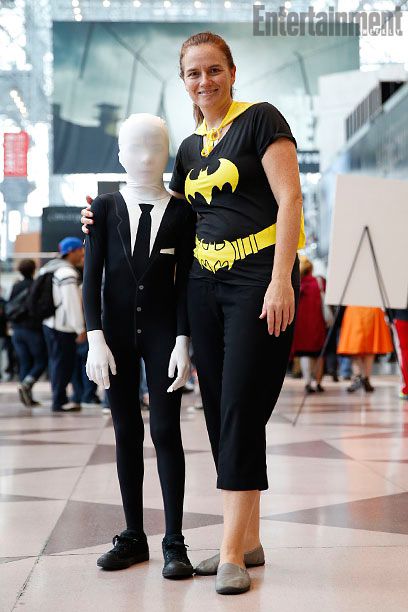 Slenderman and Batgirl