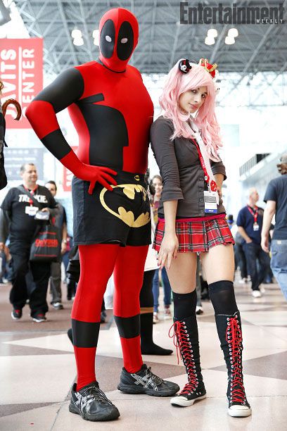 Deadpool and Junko Enoshima from Dangan Ronpa