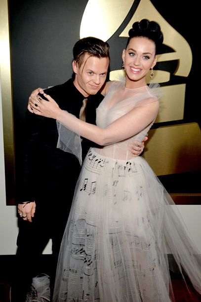 Katy Perry and brother David Hudson