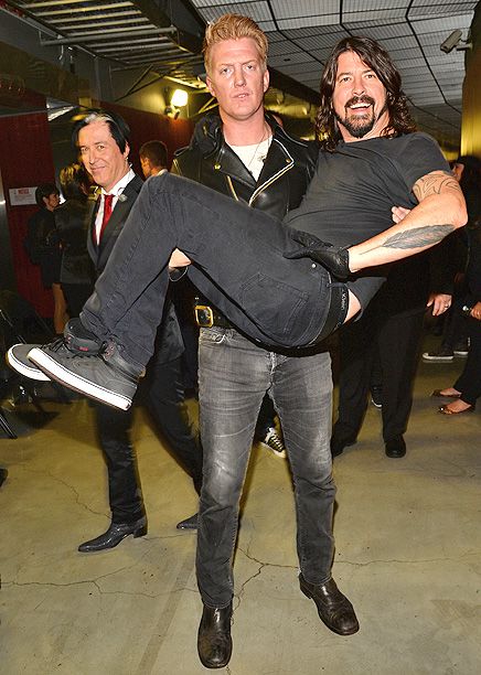 Josh Homme and Dave Grohl