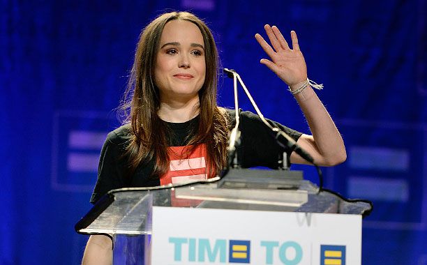 Thanks to a poignant, to-the-point announcement by Ellen Page at the Human Rights Campaign's Time to Thrive conference in September, active, accepting discussion about identity