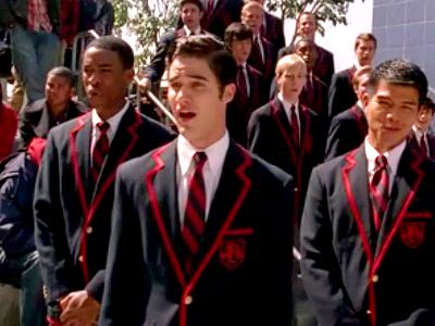 Glee | Blaine continued to make all viewers swoon with his Warbler-accompanied ode to Kurt. This Keane song packed a punch more powerful than Blaine hitting the