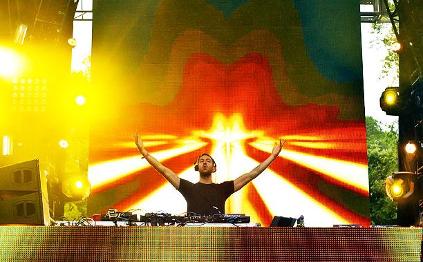 Lineup Highlights: Calvin Harris (shown), Ti&euml;sto, Afrojack, Steve Angello Pro: EDM crowds are way more upbeat than your average festival cluster. And face-painty. Con: It's