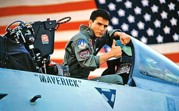 Tom Cruise | Tom Cruise gets things done. Tom Cruise knows that he gets things done. Maverick in Top Gun is an ace pilot. His only problem is