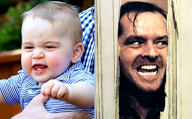 Prince George at Taronga Zoo in Sydney All work and no play makes Jack (and Johnny) a dull boy in The Shining