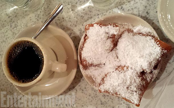 Coffee and beignets in New Orleans