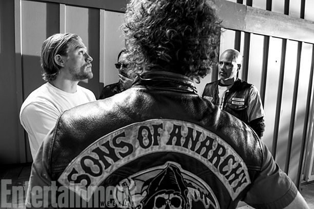 Sons of Anarchy | Since this shot has a bit of a horror vibe, when does Hunnam find Jax most frightening? ''A lot of the really scary people that