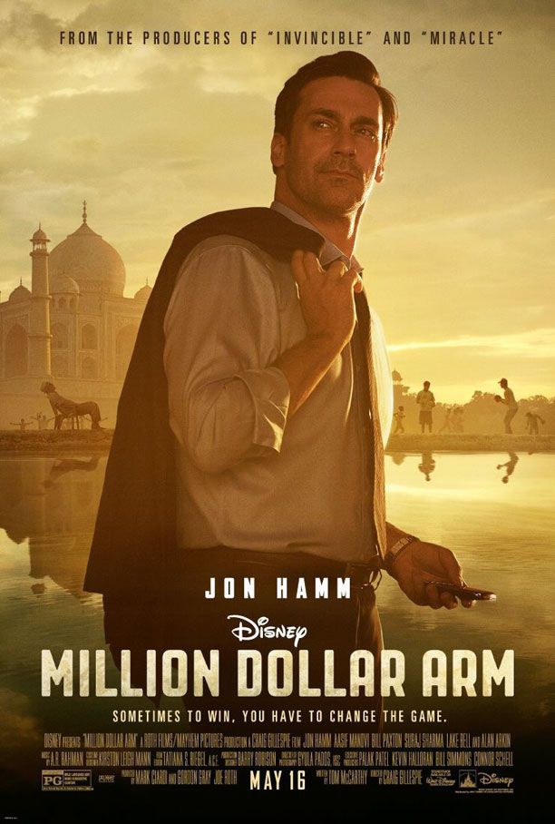 Jon Hamm is so handsome. The magic-hour lighting is so evocative. The Taj Mahal is so historic. So why doesn?t this poster work? Maybe it