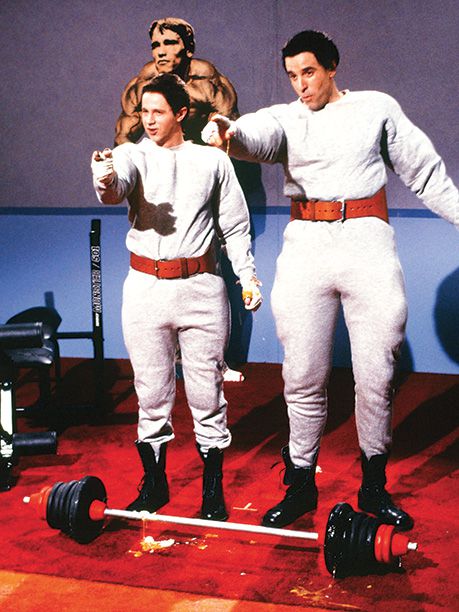 No. 22: Dana Carvey and Kevin Nealon as Hans and Franz (1987)