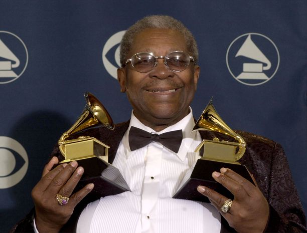 King backstage at the 43rd Annual Grammy Awards, Feb. 21, 2001