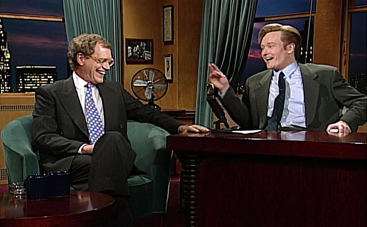 Conan O Brien Pays Tribute To David Letterman He Has Been The North Star For Me Ew Com