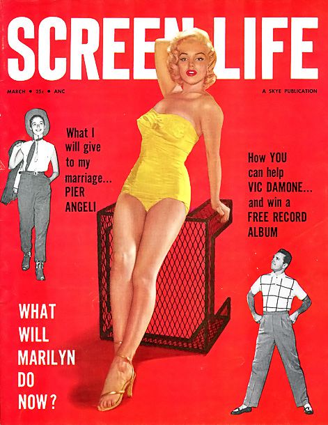 A classic cover shot by Powolny leads into ''What Will Marilyn Do Now?,'' an article by Connee Bates that follows Marilyn as she films The
