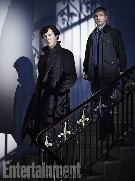 Sherlock Holmes (Benedict Cumberbatch) and John Watson (Martin Freeman)