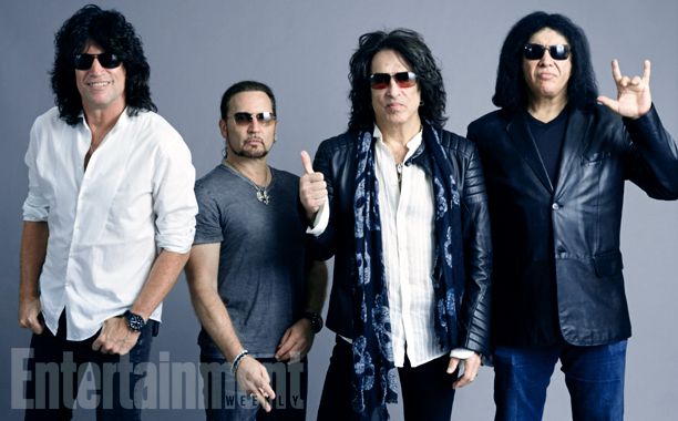 Tommy Thayer, Eric Singer, Paul Stanley, Gene Simmons of KISS, 'Scooby-Doo! and KISS: Rock and Roll Mystery'