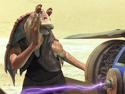 Star Wars: Episode I - The Phantom Menace | Episode I &mdash; The Phantom Menace The greatest sin of Jar-Jar Binks is not that he's a racist caricature (and not the only one in