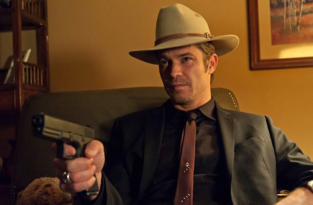 Justified | ''My current obsession is Justified . You have to go back and begin with season one...you simply cannot jump in to that show. Every episode