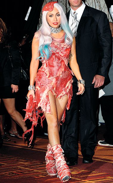 Lady Gaga in Franc Fernandez, 2010 MTV VMAs