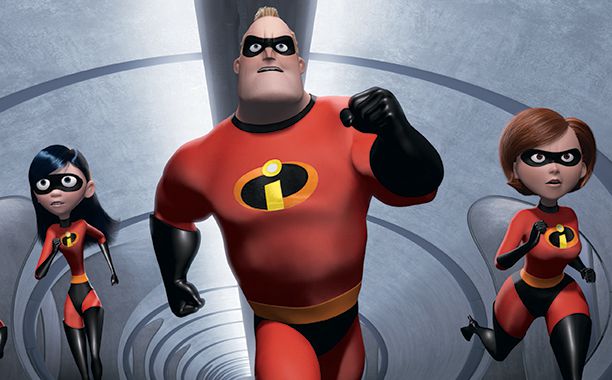 The Incredibles (2004) PG, 115 mins., directed by Brad Bird, starring the voices of Craig T. Nelson, Samuel L. Jackson, Holly Hunter