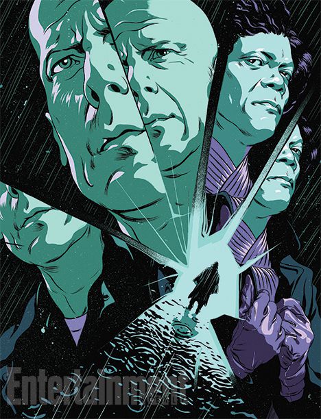 9. This art perfectly represents the two main characters of Unbreakable, while also playing off the themes