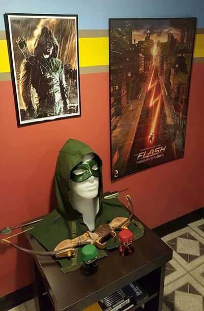 Arrow Costume and Memorabilia Signed by Arrow's Stephen Amell
