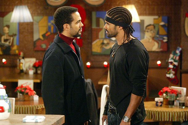 St. John and Shemar Moore (Malcolm Winters), 2004