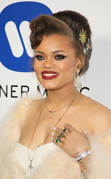 Andra Day at Warner Music Group's Annual Grammy Celebration