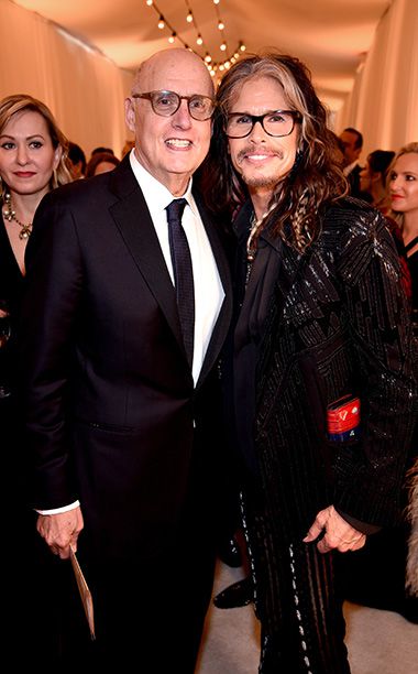 Jeffrey Tambor and Steven Tyler at the 24th Annual Elton John AIDS Foundation's Oscar Viewing Party