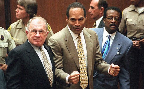 O.J. Simpson is found not guilty of murder (Oct. 1995)